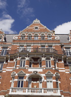 image of front of large mansion