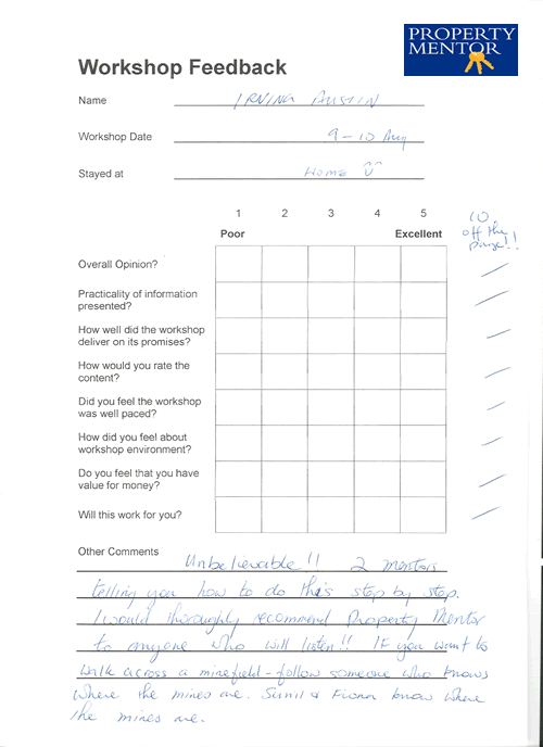Property Course Testimonial