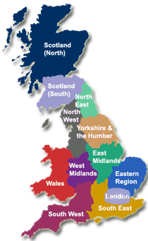 Click on a Region to the available workshops...